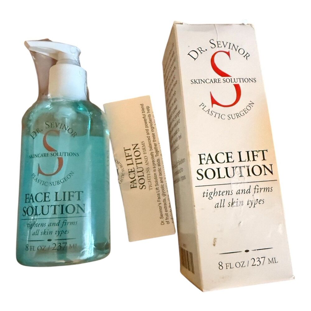 Dr. Sevinor Original Skincare Face Lift Solution 8 oz. Sealed Bottle With Box